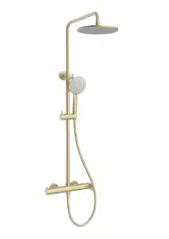 Душевая система  Vincea Rondo VSFS-1R0BG VSFS-1R0BG для душа без излива, брашированное золото