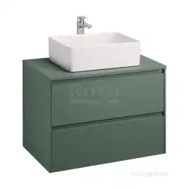 Тумбы под раковину Roca Ona 80 A857630513 подвесная, цвет, Зеленый матовый