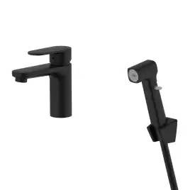 Смеситель для раковины Aquatek Ника AQ1812MB, Черный матовый