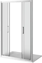 Душевая дверь Good Door Latte WTW-TD-150-G-WE, ЛА00033, профиль Белый, стекло Рифленное