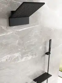 Душевая система  Vincea Futura VSFW-2F11TMB VSFW-2F11TMB  с термостатом, встраиваемая, черный матовый