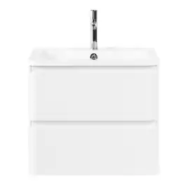 Тумба под раковину BelBagno ALBANO-600-2C-SO-BL подвесная Bianco Lucido