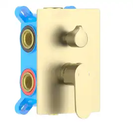 Смеситель для ванны Aquatek Оберон AQ1247BG, Золото матовое