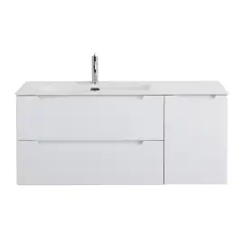 Тумба под раковину BelBagno ETNA-1200-2C-1A-SO-BL-L подвесная Bianco Lucido