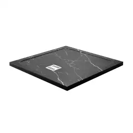 Душевой поддон WasserKRAFT Neime 19T 90х90 из искусственного камня 19T03 Черный