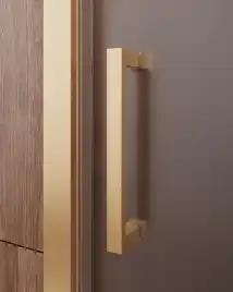 Душевая дверь CEZARES MOLVENO-BF-1-120-P-BORO стекло Матовое рифленая, профиль Брашированное золото