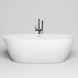 Ванна Salini Sofia 185х90 102519G из материала S-Sense, Белая глянцевая