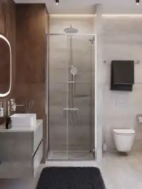 Душевая дверь CEZARES LUX-B-FS-1-80-C-CR прозрачное стекло, профиль Хром