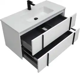 Тумба под раковину Allen Brau Reality 100 1.32007.WM белый матовый