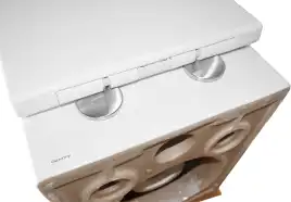 Унитаз подвесной Azario LANDER AZ-2802E подвесной, безободковый, со смывом 