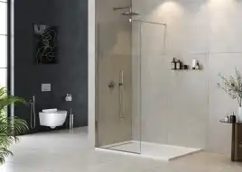 Душевая перегородка CEZARES LIBERTA-L-1-90-C-Cr стекло Прозрачное, профиль Хром