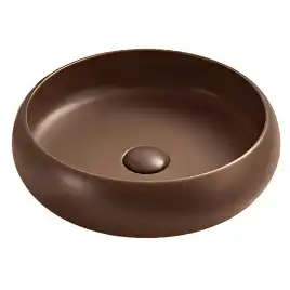 Раковина AVS Мерида 42x42 темно-коричневая матовая