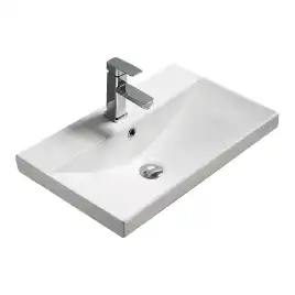 Тумба с раковиной AVS Гармония 60 SL белая, K821-07SL-600WG-217-600WG