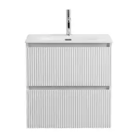 Тумба под раковину BelBagno UNO-700-2C-SO-BO подвесная, Bianco Opaco