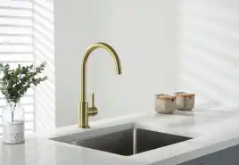 Смеситель для кухни Aquatek Европа AQ1382BG, Золото матовое