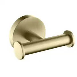 Крючок для полотенец Aquatek Оберон AQ4202BG двойной, Золото матовое