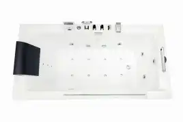 Акриловая ванна Gemy G9055 O R 181х90 с гидромассажем, правая