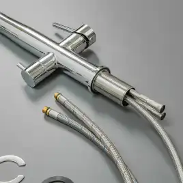 Смеситель для кухни с гибким изливом AVS PureRiver хром, 811-170-CR