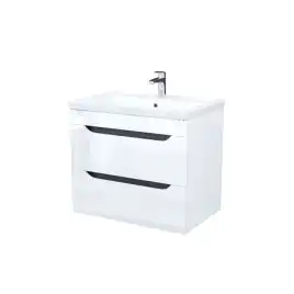 Тумба с раковиной IDDIS Ray 70, подвесная, Белая, RAY70W0i95K