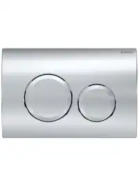 Инсталляция для унитаза Geberit Duofix 458.118.21.2, с кнопкой смыва Delta 20, хром