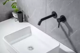 Смеситель для раковины Allen Brau Priority 5.31030-31 встраиваемый, с внутренней частью, Черный матовый