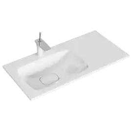 Тумба с раковиной подвесная Aqwella 5 Stars Miami 90 см, Mai.01.09/L, цвет Дуб сонома