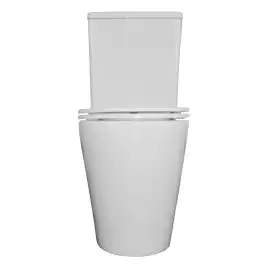 Унитаз напольный Azario Vetro AZ-2149 безободковый, с бачком и сидением микролифт, Белый глянцевый