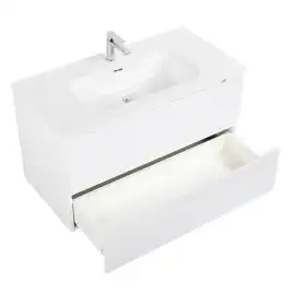 Тумба под раковину BelBagno ETNA-900-2C-SO-BL-P подвесная Bianco Lucido