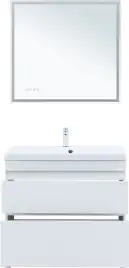 Тумба под раковину Aquanet Нота New 90 белый глянец, 344147