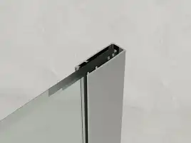 Душевая перегородка Loranto Walk-in 120 CS-W04B-120, профиль черный матовый, стекло Прозрачное