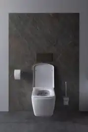 Подвесной безободковый унитаз Allen Brau Liberty 4.33004.20 без сиденья, белый глянец