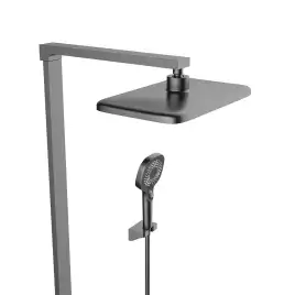 Душевая система  Vincea Inspire VSFS-3I13TGM VSFS-3I13TGM  с термостатом, вороненная сталь