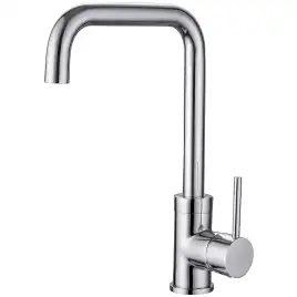 Смеситель для кухни Aquatek Вега AQ1080CR поворотный излив, Хром