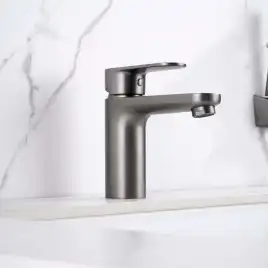 Смеситель для раковины Aquatek Ника AQ1812BGM, Оружейная сталь