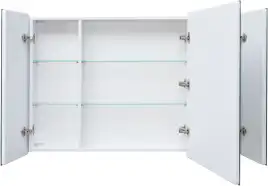 Зеркальный шкаф Aquanet Оптима 120 с LED подсветкой, 341429