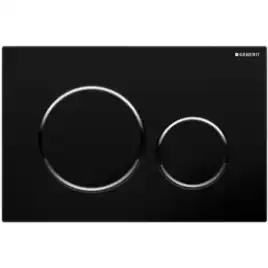 Клавиша смыва Geberit Sigma 20 115.882.KM.1 Черный/хром