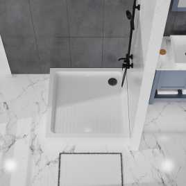 Душевой поддон BelBagno TRAY 100х100 акриловый TRAY-BB-A-100-15-W Белый