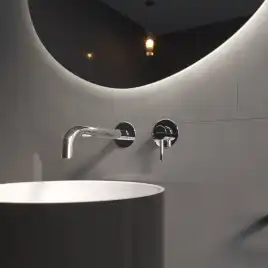 Смеситель для раковины Whitecross Y chrome скрытого монтажа Хром, Y1215CR