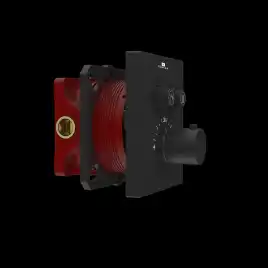 Смеситель для душа Vincea VSCV-321TMB встраиваемый  двухфункциональный, термостатический, черный