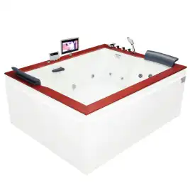 Акриловая ванна Gemy G9052 II O R 186х151 с гидромассажем, правая