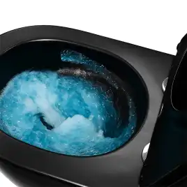 Унитаз подвесной Azario Grado AZ-0046-UQ3-MB подвесной, безободковый, со смывом 