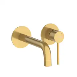 Смеситель для раковины  Cezares RELAX-BLI2-1-BORO-W0 встраиваемый, Брашированное золото