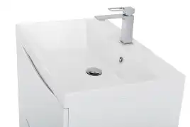 Тумба под раковину BelBagno MARINO-600-2C-PIA-BL-P напольная Bianco Lucido