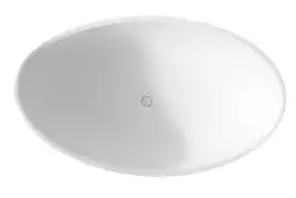 Акриловая ванна Abber 180х110 AB9239, отдельностоящая, Белая глянцевая