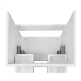 Тумба с раковиной Azario Эстима 50 CS00094637, подвесная, Белая глянцевая