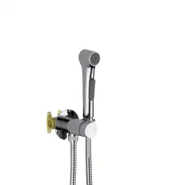 Смеситель с гигиеническим душем Aquatek Европа AQ1020CR, Хром