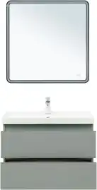 Тумба под раковину Aquanet Вега 2.0 80 мисти грин, подвесная, 337961