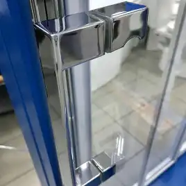 Душевая дверь в нишу AVS Лайт 90 профиль хром, прозрачное стекло, 803-0021-195-90-CR-T