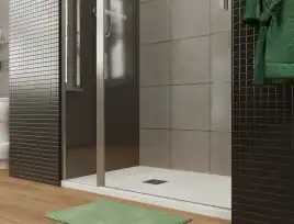 Душевая дверь Allen Brau Priority 160 см, 3.31037.00, профиль Хром, стекло Прозрачное