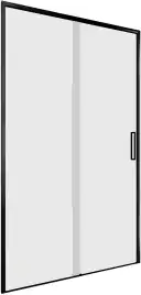 Душевая дверь Aquanet Pleasure Evo 110 AE65-N110-BT профиль черный, прозрачное стекло